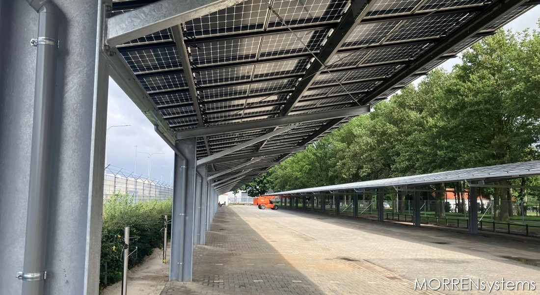 MORRENsystems solar parking Urenco Almelo